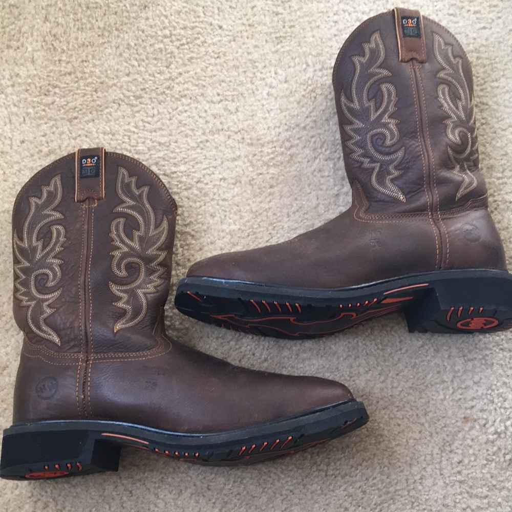 Double H steel toed work boots